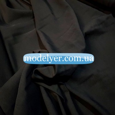 Ткань Коттон стрейч (черный)